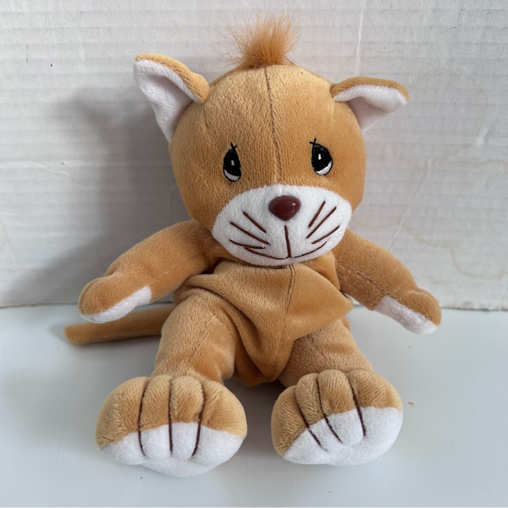 Vtg Precious Moments Enesco Tender Tails KITTEN Beanie Plush Beanbag Stuffy